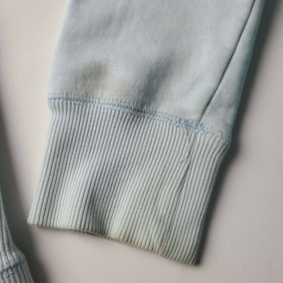 Nike Full Zip Sportswear Women's Large Sweatshirt Hooded Sky Blue Pockets - Picture 7 of 12